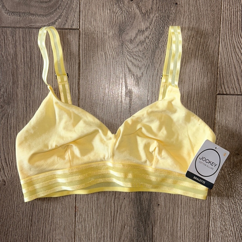 Jockey Women's Light Yellow Bralette